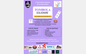 Tombola solidaire du club